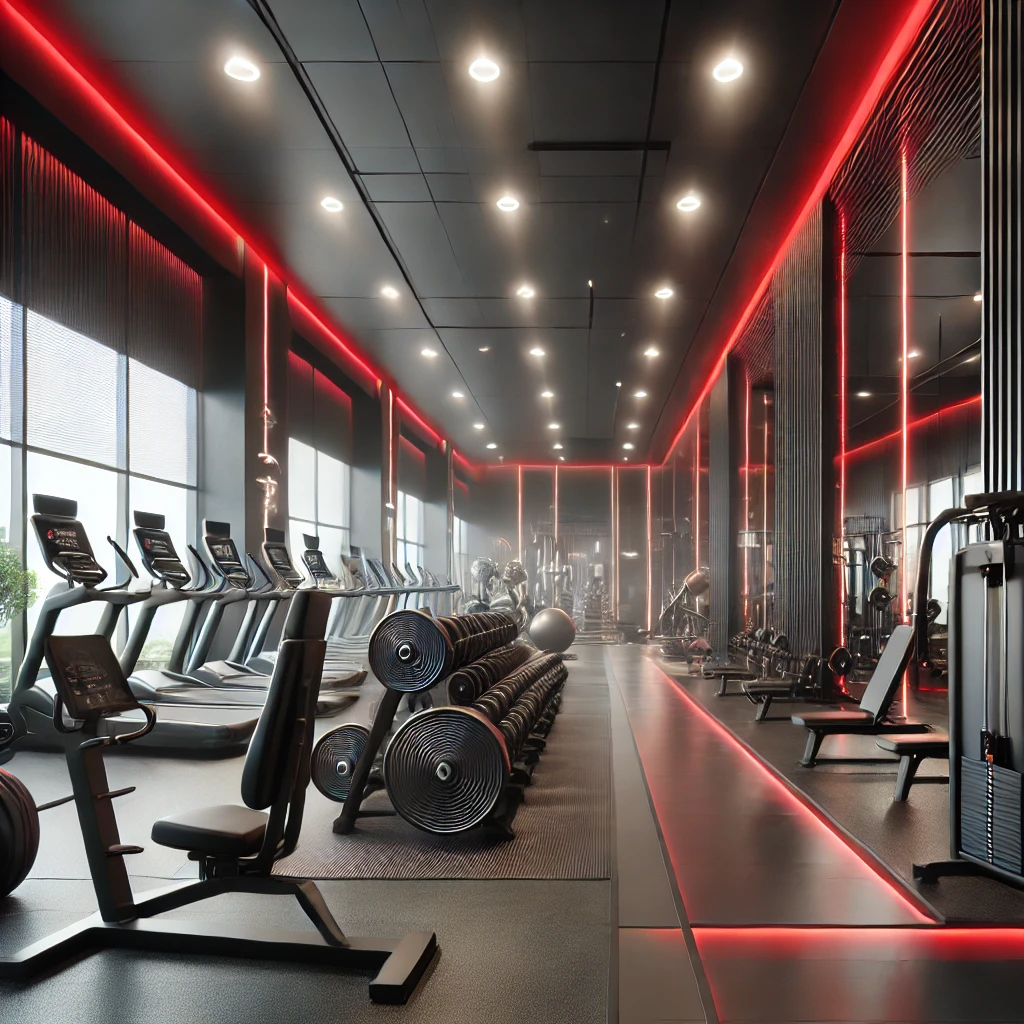 Interior del gimnasio